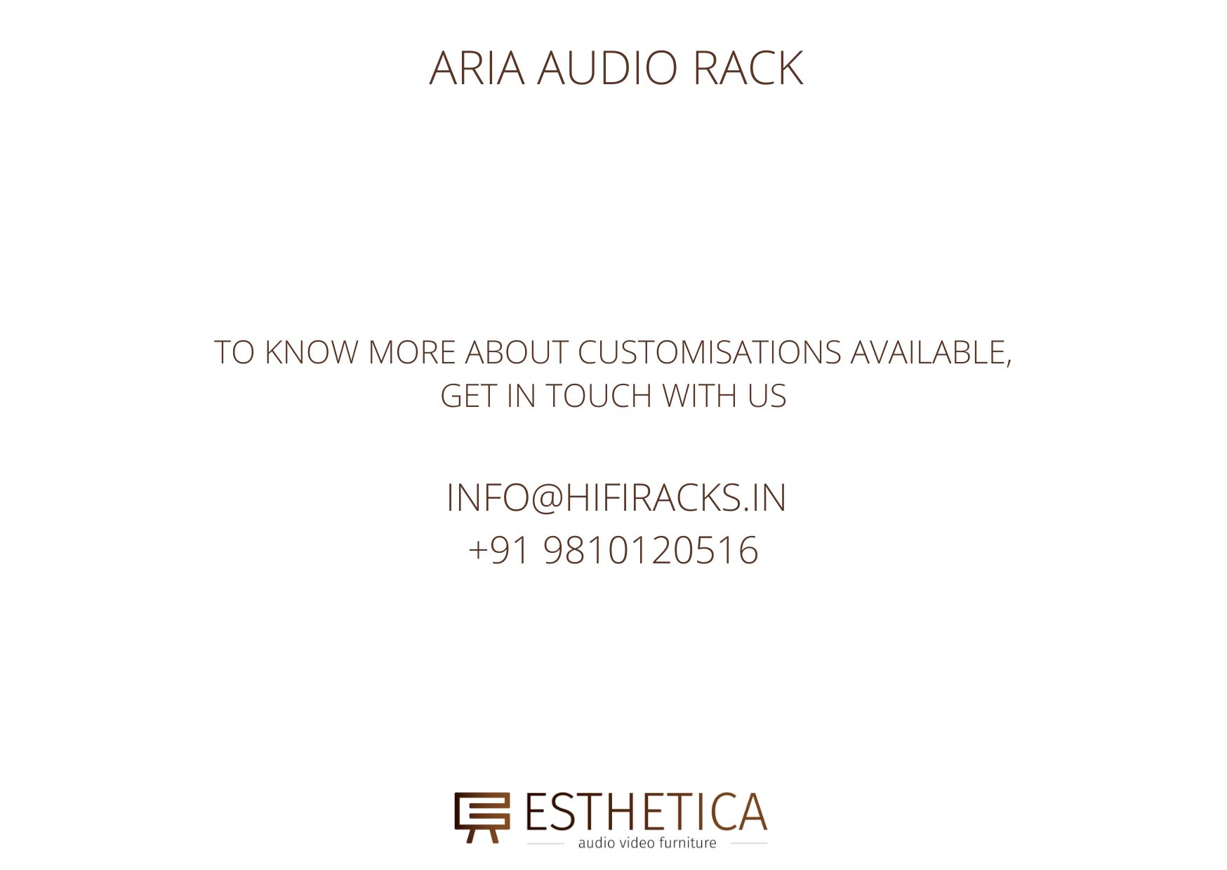 Esthetica Octave Audio Rack - HiFi Rack – Auratech LLC